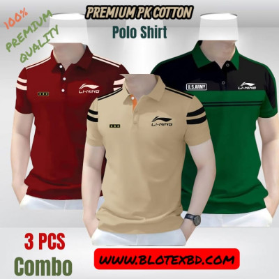 3 PCS COMBO OFFER ! Exclusive Design PK Polo Shirt
