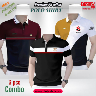 3 PCS COMBO OFFER ! Exclusive Design PK Polo Shirt