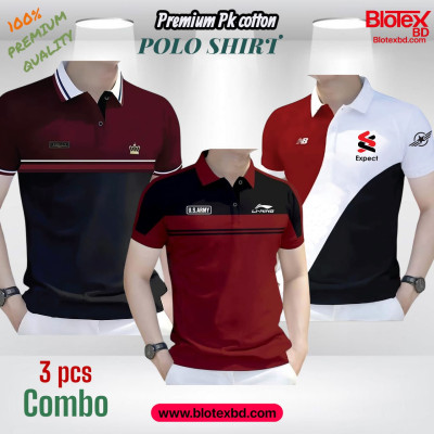 3 PCS COMBO OFFER ! Exclusive Design PK Polo Shirt