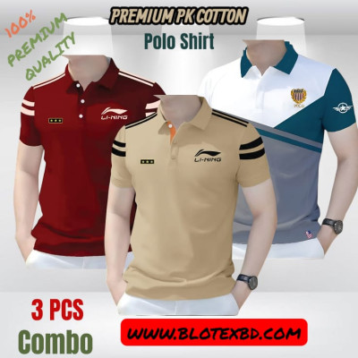 3 PCS COMBO OFFER ! Exclusive Design PK Polo Shirt
