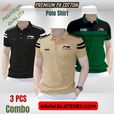3 PCS COMBO OFFER ! Exclusive Design PK Polo Shirt
