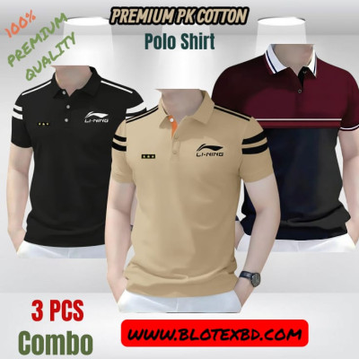 3 PCS COMBO OFFER ! Exclusive Design PK Polo Shirt