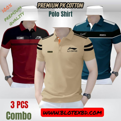3 PCS COMBO OFFER ! Exclusive Design PK Polo Shirt