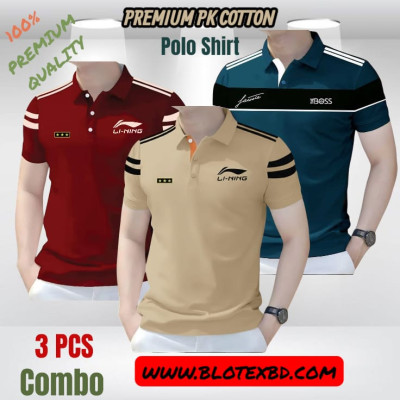 3 PCS COMBO OFFER ! Exclusive Design PK Polo Shirt