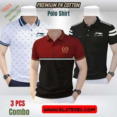 3 PCS COMBO OFFER ! Exclusive Design PK Polo Shirt