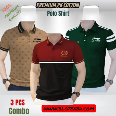 3 PCS COMBO OFFER ! Exclusive Design PK Polo Shirt