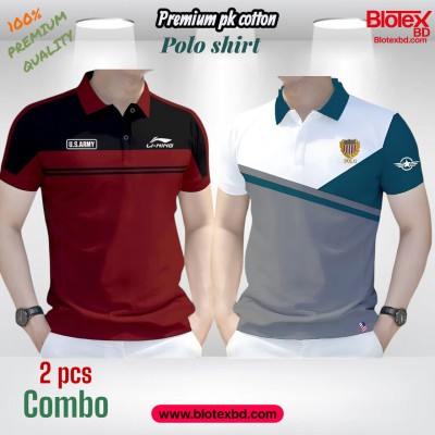2 PCS COMBO OFFER ! Exclusive Design PK Polo Shirt