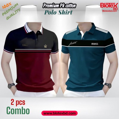 2 PCS COMBO OFFER ! Exclusive Design PK Polo Shirt